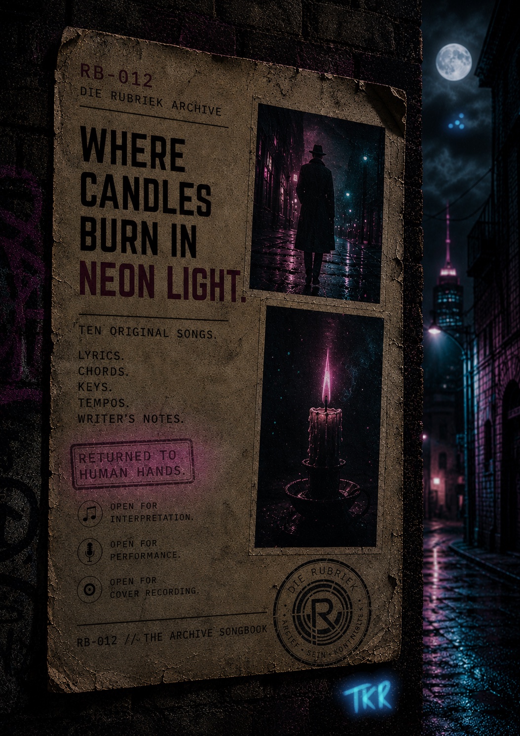 RB-012 // The Archive Songbook — Where candles burn in neon light