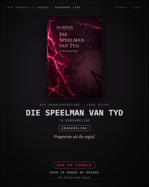 Die Speelman van Tyd — Kindle
