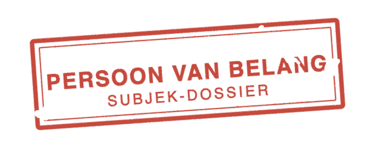 Persoon van Belang — person of interest